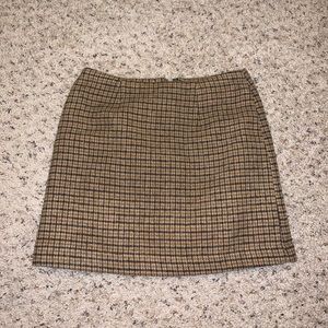 Forever 21 Plaid Soft Mini Skirt
